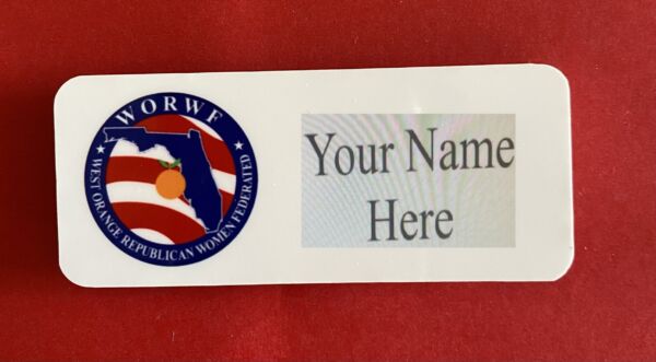 Magnetic Name Badge